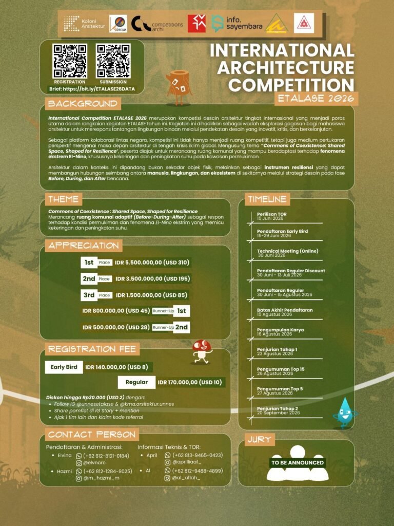 ETALASE 2026 Architectural Competition