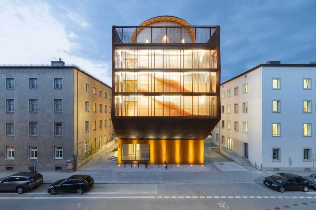Kéré Architecture completes mass timber kindergarten in Germany