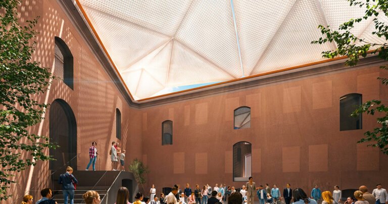 carlo ratti associati previews a kinetic canopy for modena’s former hospital 27 carlo ratti associati previews a kinetic canopy for modena’s former hospital